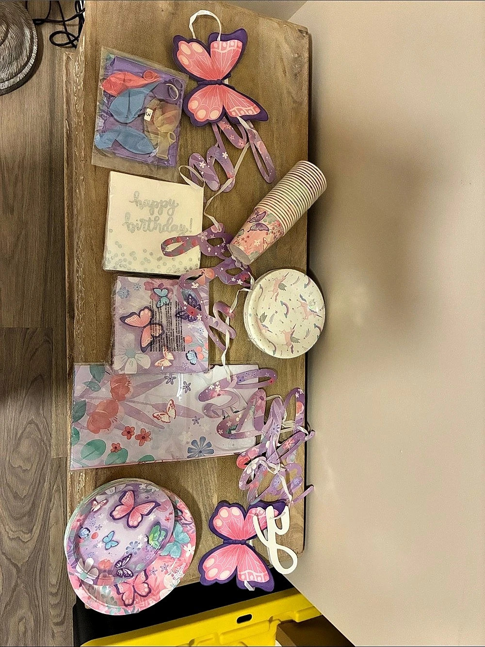Butterfly Birthday Party Decorations Pink & Purple